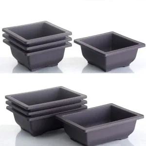 다육이 미니 화분 심플 다크 사각 모던 스타일 인테리어 1717대