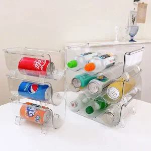 투명 텀블러 정리함 와인 보관대 조립식 보관함 다용도