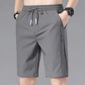 남성 3컬러 허리밴딩 트레이닝 반바지 아웃도어팬츠