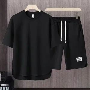 남성 3컬러 이지쿨 여름 데일리 반팔 반바지 세트