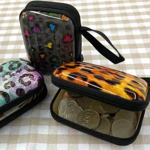 레오파드 미니 동전지갑 캐리어파우치 작은 파우치