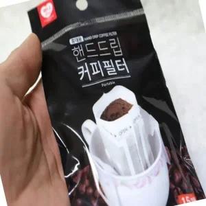 커피 필터 손잡이형 드립 차거름망 거름종이