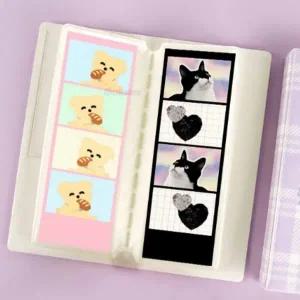 [셀러에이드]미니 앨범 4컷 랜덤 사진북 커플 추억 포토 스크랩북