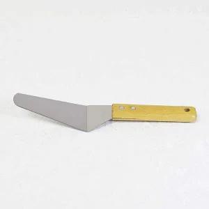 [골드스마일]스텐 스페치 우드 삼각 소/피자 볶음 철판요리 뒤집개