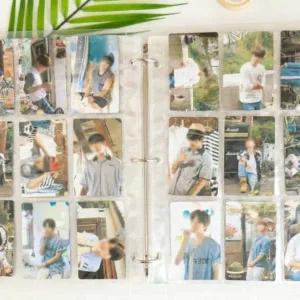 [셀러에이드]포카 카드 정리 바인더 미니앨범 포켓 정리북 3공 수납