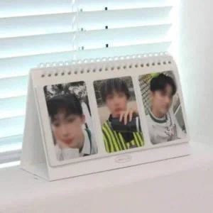 [셀러에이드]포토카드 링 스탠드 미니 포토북 앨범 셀프 포토앨범 사진 정리함