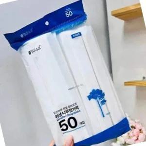 일회용 나무젓가락 50개 캠핑 식기 식사 준비용 젓가락