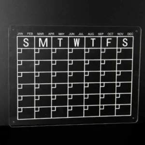 [셀러에이드]냉장고 메모 칠판 가정용 아크릴 보드 수첩 자석형 월간 일정 관리