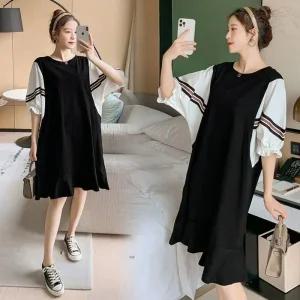 [아우트]카라원피스 여름원피스 가오리핏 레이어드