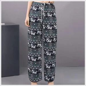 [아우트]태국코끼리바지 휴가 밴딩 팬츠 바지