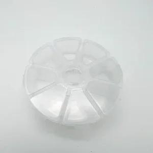 고품질 8칸 원형 수납함 비즈 낚시용품 다용도 보관 수납 (WE3AF03)