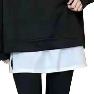 [아우트]페이크 스커트 레이어드 레이어드이너 패션