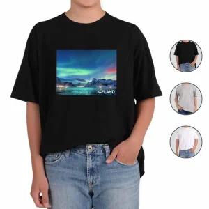 커플티 오로라 반팔티 북극 one 단체반팔티