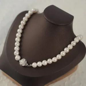 고품질 시후주얼리 꽃 펜던트 천연양식진주 목걸이 NS057N (WE40FAF)