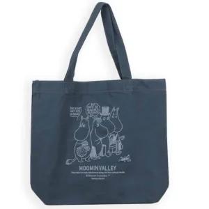 [라일리] Rly 캐릭터캔버스백 예쁜캔버스백 무민 캔버스백 딥블루