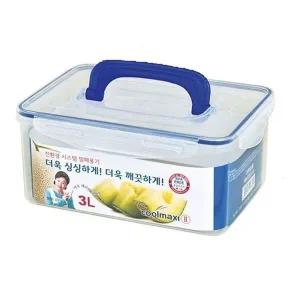 쿨맥시 밀폐용기 냉장고 정리 반찬통 직사각 3.0L 1P 찬기