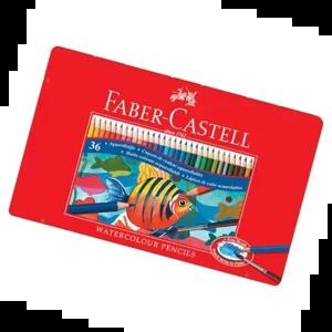특수코딩8V 36색 수채색연필 틴케이스