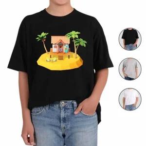 해변에서 단체반팔티 가족티 나만의 아동반팔티