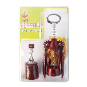 [골드스마일]와인 오프너 스토퍼 세트 코르크 뚜껑 따개 세이버