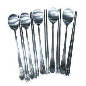 [골드스마일]수저 세트 숟가락 젓가락 스푼 저분 식기 하트 5쌍