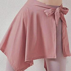 [아우트]레이어드랩스커트 댄스랩스커트