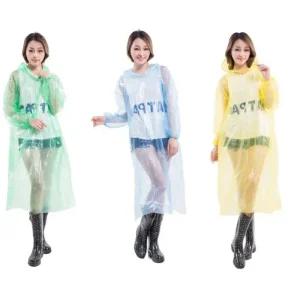 [아우트]장마철우비 여자 일회용 우의 레인코트
