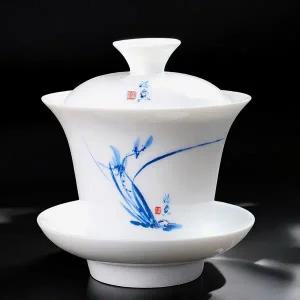 게더릭 도자기 개완 (120ml) (난)