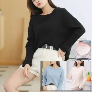 [아우트]일체형 브라캡 골지 노브라 긴팔티