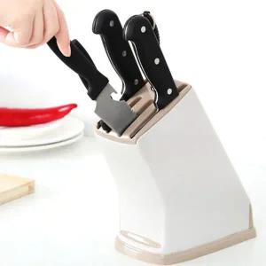 베이지 거치대 칼보관 칼 주방 싱크대칼꽂이