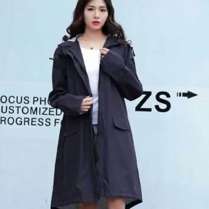 [아우트]네이비 바이크우비 레인코트 L 고급