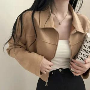 [아우트]스웨이드자켓 집업 봄가을 데일리 재킷 1P