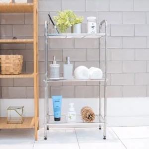 올스텐 선반 3단 600x350x840 베란다 조립식 진열대