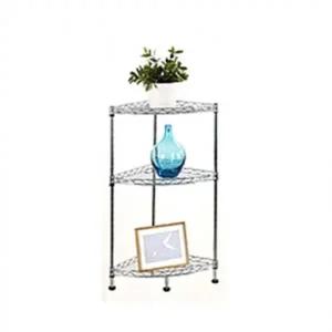 메탈선반 코너 3단 상턱 조립식 주방선반 다용도 수납