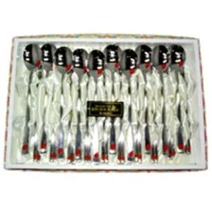 [골드스마일]수저 세트 스푼 숟가락 젓가락 커트러리 낙엽 10개