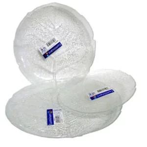 [골드스마일]루미낙 나뭇잎 유리 접시 (소) 19.5cm 쿠프 대접 그릇