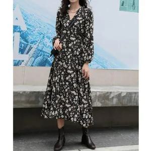 [아우트]롱원피스 블랙 데이트룩 간절기 출근룩 1P