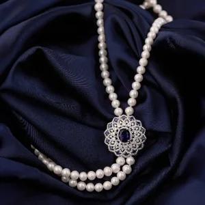 시후주얼리 2줄 천연양식진주 목걸이 EA645N (WE40F43)