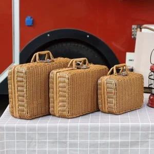 고품질 데일리가방 TRD 1319(중) 라탄 피크닉가방 (WE4E5F3)