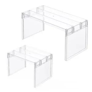 1+1 냉장고 정리선반 주방 수납 정리대 2종 세트 (WE3CC7B)