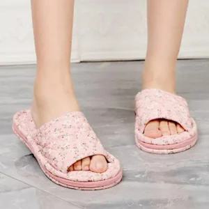 인기상품 슬리퍼 실내화 거실 층간소음 쿠션 플라워 핑크 [WFJ8XT8_251031]