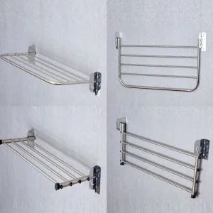 고품질 벽부착형 선반 빨래건조대 A형 60 (소형) 다용도 벽선반 (WE54EEF)