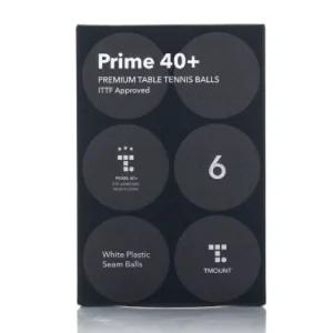 티마운트 프라임 탁구공 40 ITTF경기용 6개입 시합용용품 탁구볼 플라스틱 플라스틱볼 경기용 연습용 악세