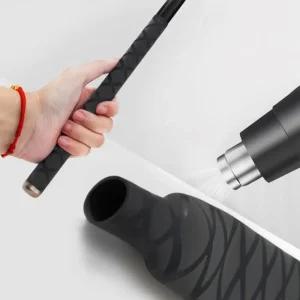 그립엑스 손잡이 열수축 튜브 45mmx1m 블랙낚시 낚싯대 낚시용 낚시대 열튜브 대고무 열고무