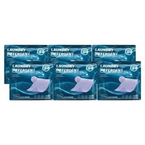 테크 한장빨래 효소캡처 라벤더 시트세제 15매 x 6팩