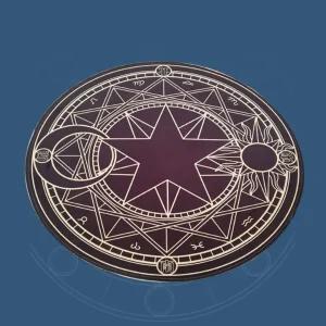 타로 스프레드 천 휴대용 마법진 카드 매트 80cm 러그 오라클