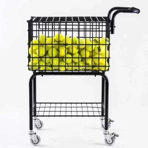 테니스 공카트 바구니 공줍기 피커 핸드카 접이식 연습장 정리 라켓 수납