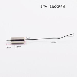 7mm x 16mm 미니 소형 코어리스 모터 0.8mm 샤프트 DC 3V 3.7V 52000RPM 고속 RC 드론 Quadcopter 헬리콥터