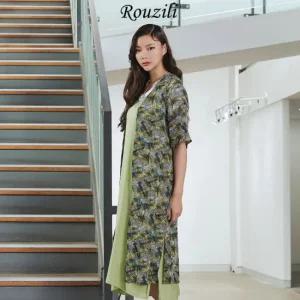 [마르조][1종]디아 패턴 플라워 가디건