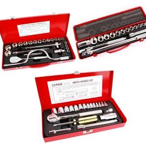 KYC 복스세트모음전 대만제 17P/20P/24P 렌치세트 복스셋트 갈갈이 깔깔이 복수 소켓렌치세트 복스알