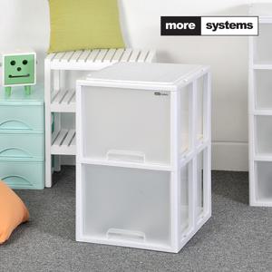 모아시스템즈 클래식 하이 2단서랍장 플라스틱서랍장 수납장 정리함